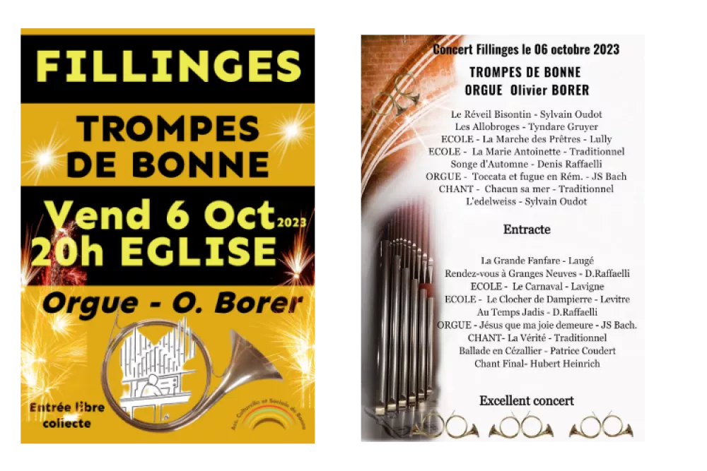 Concert à Fillinges